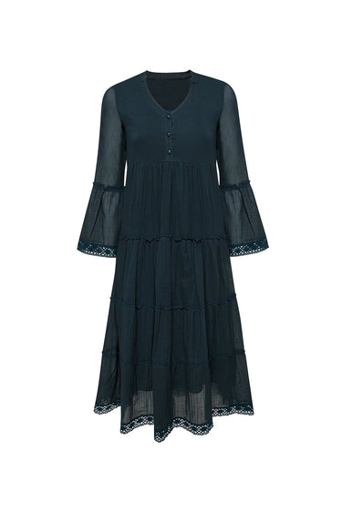 Mika Maxi Dress - Petrol